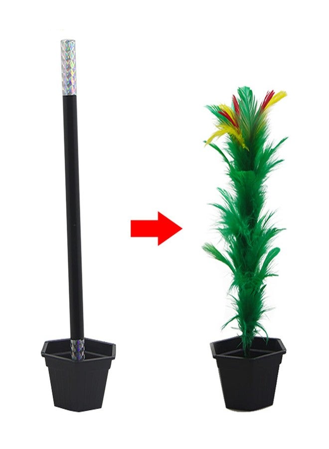 VANTIYAUS Stick to Rose+Flower Magic Tricks Flowers Appearing Close up Street Stage Magic Props,Easy Magic Trick Show Performance Prop Funny for Adults - Image 3